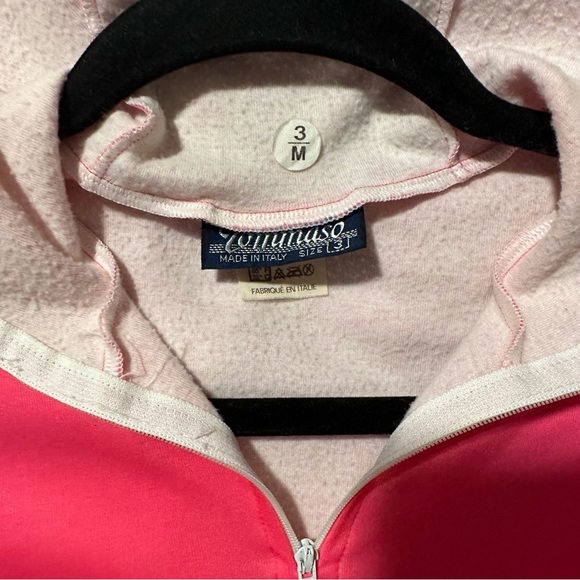 Vintage 1980 Tommaso Pink Biking shirt with back pockets and hood - Picture 6 of 9
